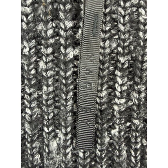 Varley Sweater Willard Half Zip Womens Medium Chunky Knit Pullover Black $178 - Picture 8 of 10